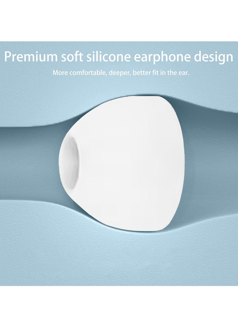 Generic 3pairs Ear Tips for Soundcore P30i Silicone Earbuds Replacement for Earbuds S/M/L-Black  - Image 4