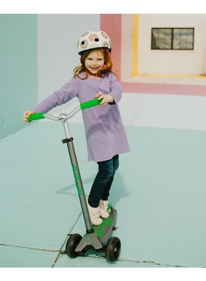 Micro Maxi Micro Deluxe Pro Scooter for Kids Grey & Green | Maxi Scooter | Kids Scooter | Scooter for Kids | Scooters | Scooter for Kids | Scooter for Boys - Image 1