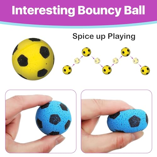 SPOT Sponge Soccer Ball Cat Toys - Interactive and Colorful Plush Toy, Fun for Cats and Kittens to Bat and Chase, Keep Cats Entertained - 1.5" Assorted 4- Pack - Image 4