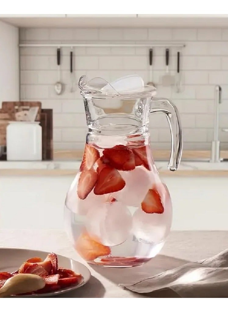 Pasabahce Bistro Glass Jug, 1800 Ml, 258 Mm Height, 109 Mm Diameter Clear - Image 4