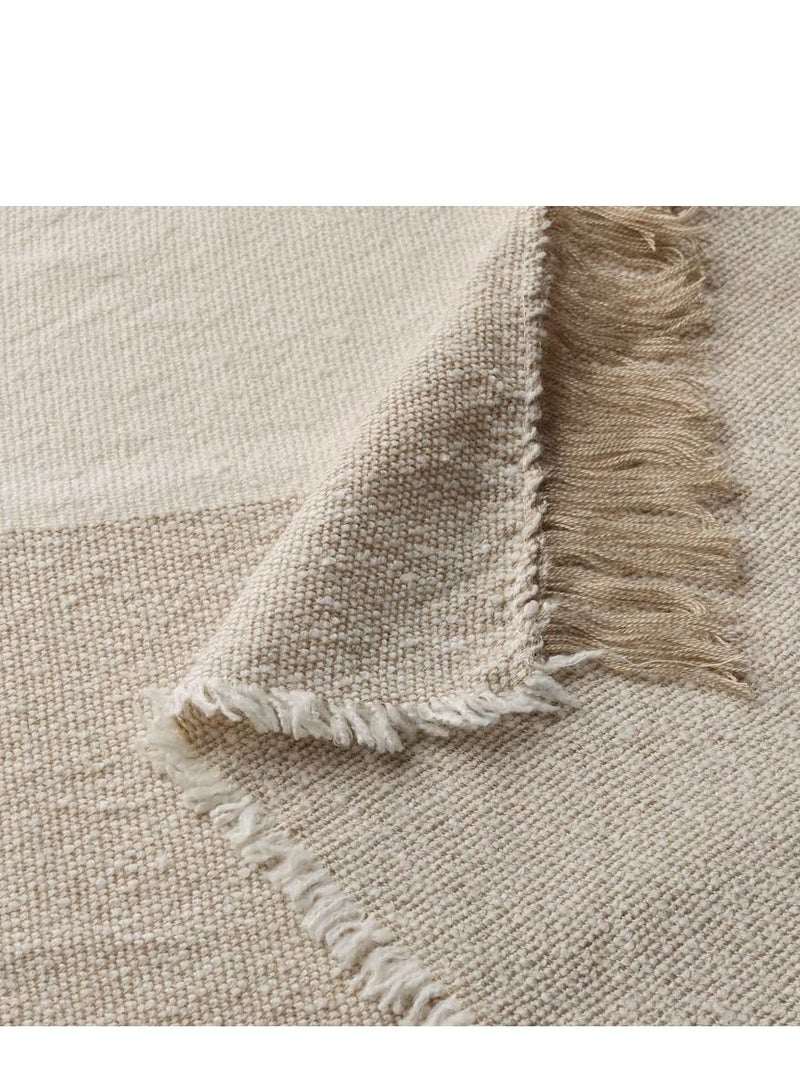 Generic Shawl Cover Beige 130x170 cm  - Image 3