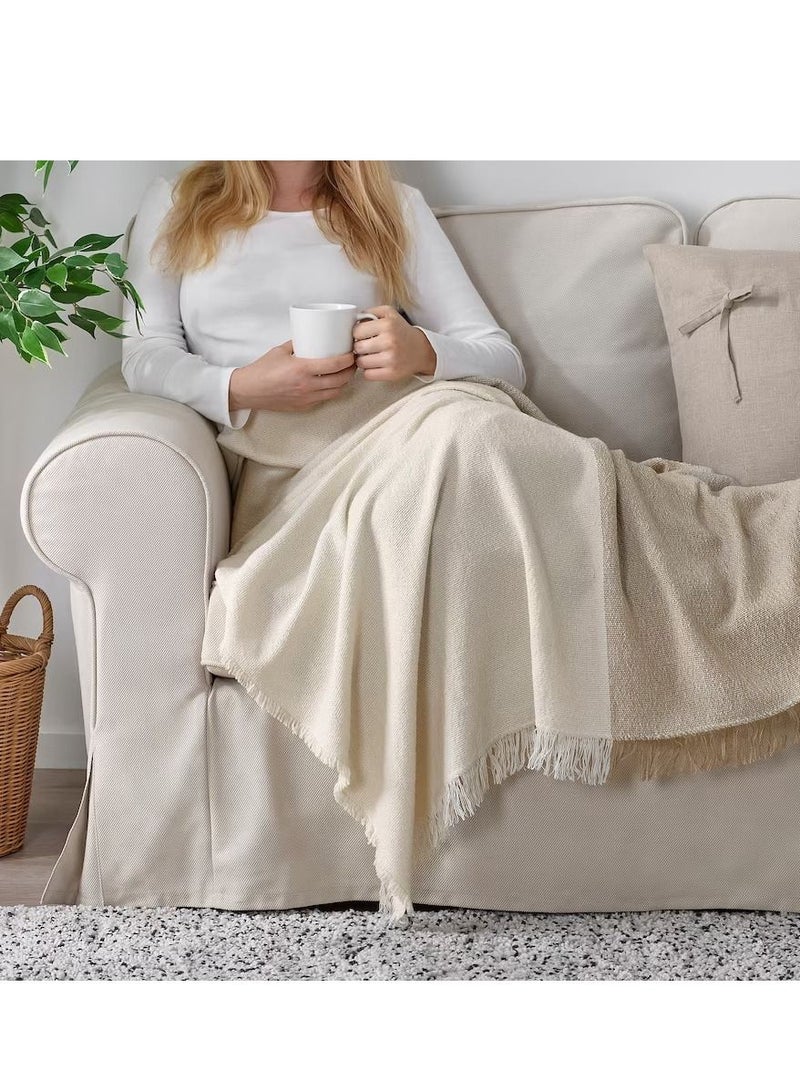Generic Shawl Cover Beige 130x170 cm  - Image 1