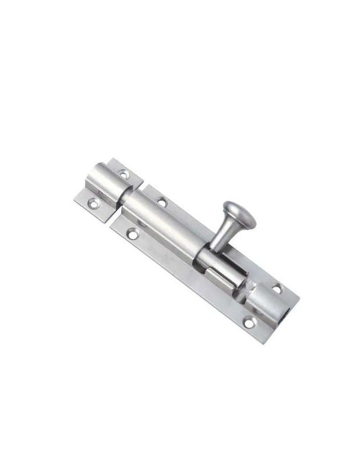 ABBASALI Stainless Steel Plain, Tower Bolt 4 Inch Chrome Finish  - Image 2