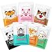 Erinde 7 Pack Animal Character Sheet Masks Face Masks for Kids Teens Skin Care Girls Night Skincare Spa Party Birthday Gifts for Women Men - Image 2