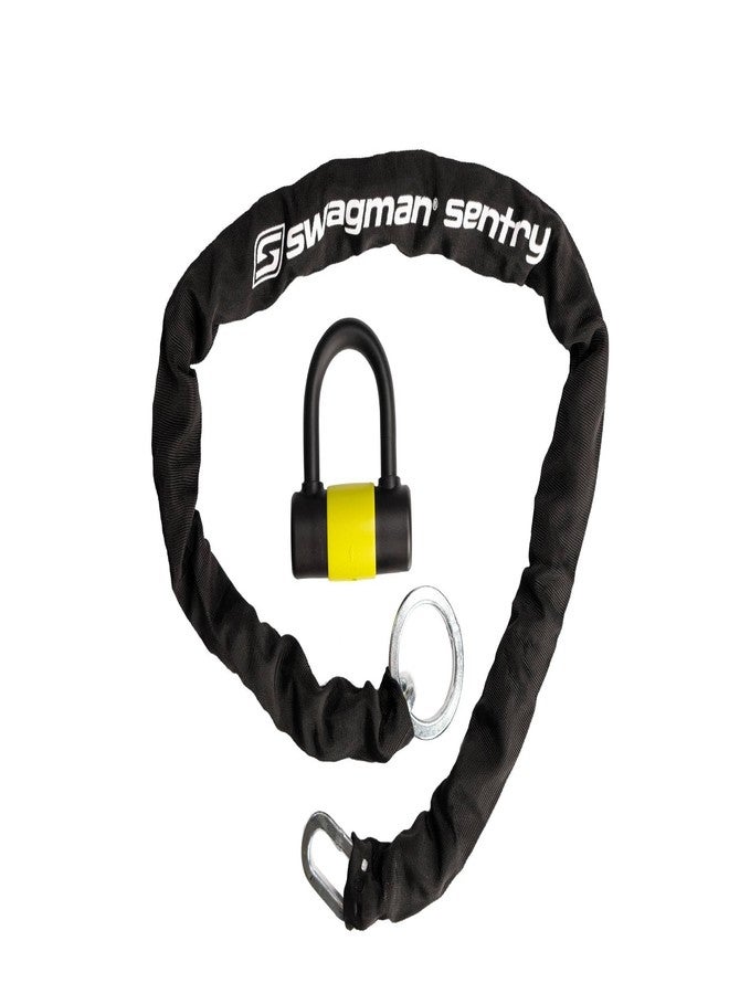 Swagman Sentry Bike Rack Security Chain & U-Lock System – Heavy-Duty Anti-Theft Protection for Hitch Mount Bike Racks - Image 1