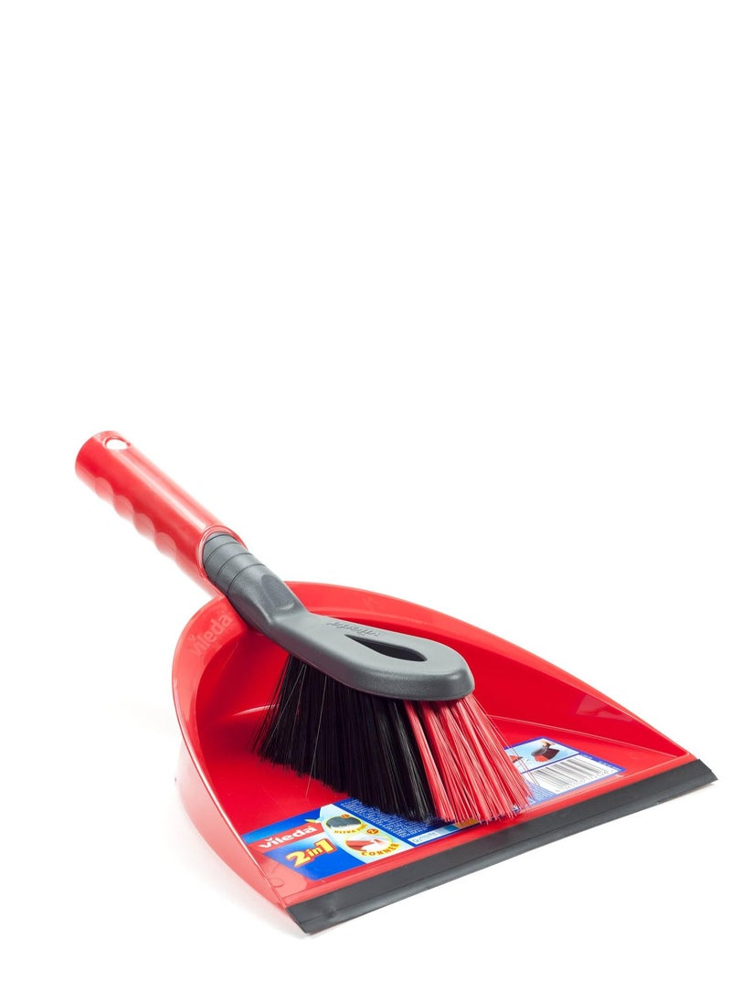 Generic Plastic dustpan with brush - multi-color  - Image 3