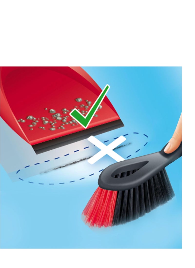 Generic Plastic dustpan with brush - multi-color  - Image 4