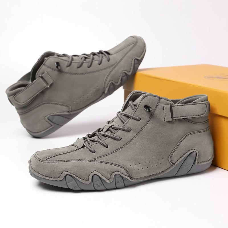 Independent Station Popular Men'S Shoes High-Top Cotton-Padded Shoes Men'S Casual Shoes Winter Fleece-Lined Thick Shoes Martin Boots Men'S - Image 5