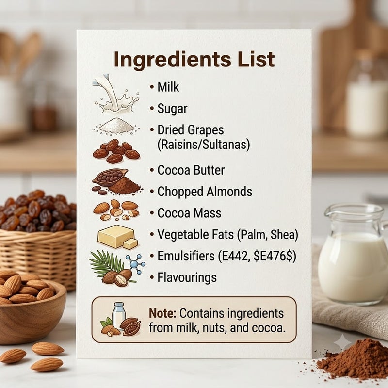 Cadbury شوكولاتة ديري ميلك بالفواكه والمكسرات (عبوة من 3) - Image 4