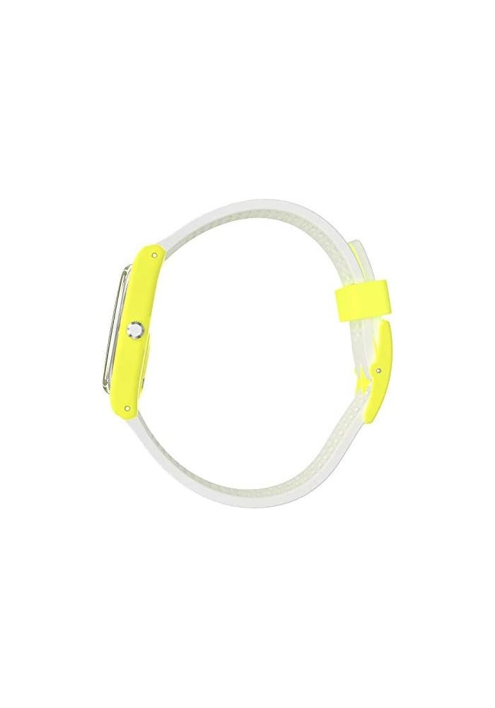 Swatch Unisex Adult Analogue Quartz Watch with Silicone Strap GJ702 - Lemoncello Yellow Dial - Image 4