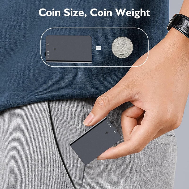 جابي 32GB Mini Voice Activated Recorder, 350 Hours Playback Voice Recorders with of Recording Capacity and 20 Hours Continuous Recording Time, for Lecture/Interview/Meeting/Teaching Recording Device - Image 5