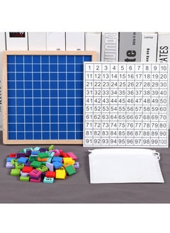 General Family version 1-100 digital board Montessori teaching aids Children's educational baby early education wooden toys  - Image 2