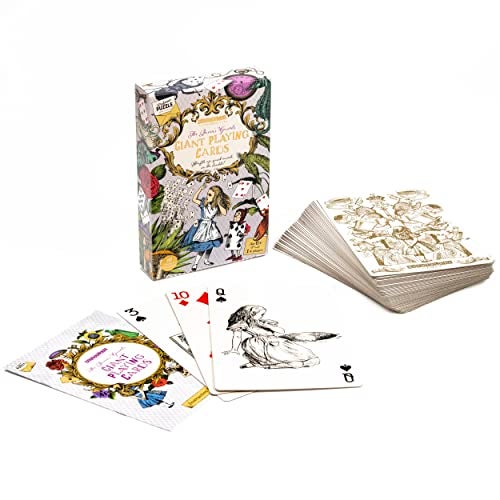 Professor Puzzle بطاقات لعب عملاقة من حارس الملكة من بروفيسور بازل مستوحاة من أليس في بلاد العجائب - Image 5