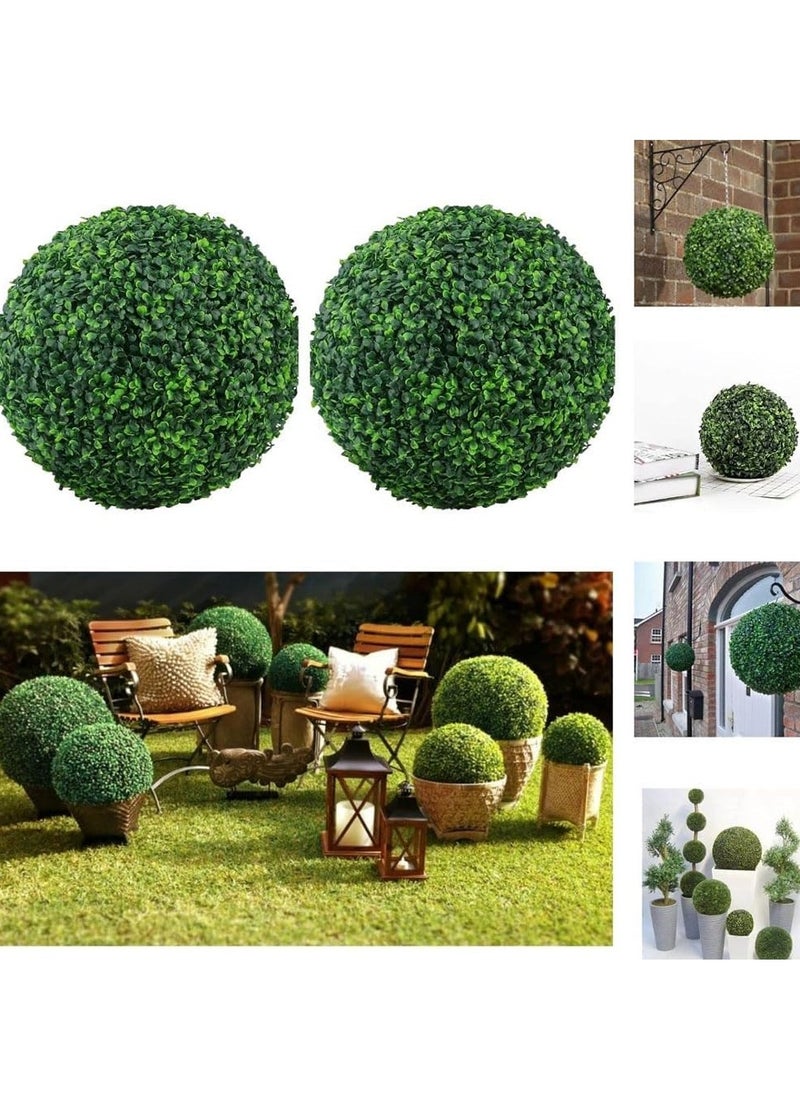 HOME TASTE Home Taste Elegance Life Like Artificial Topiary Grass Balls For Chic Home Hotel And Mall Decor Ideal For Indoor And Outdoor Elegance Weddings Christmas And Beyond (Small_45Cm)  - Image 3