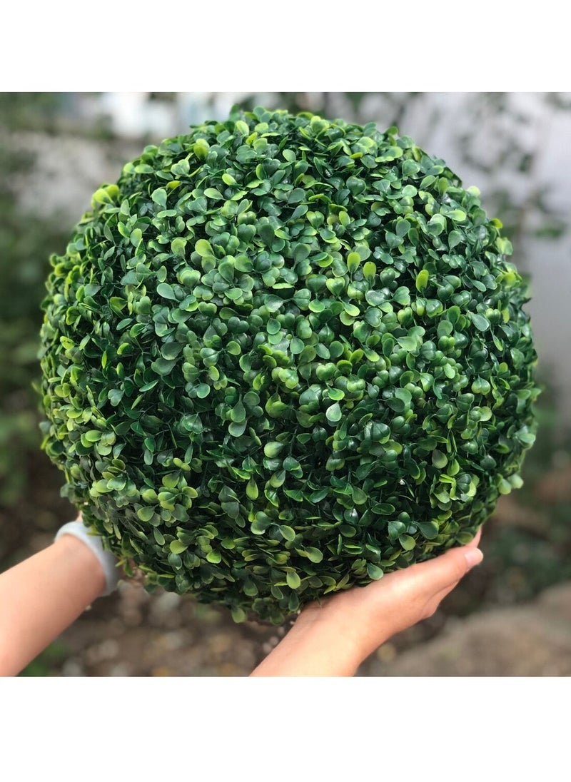 HOME TASTE Home Taste Elegance Life Like Artificial Topiary Grass Balls For Chic Home Hotel And Mall Decor Ideal For Indoor And Outdoor Elegance Weddings Christmas And Beyond (Small_45Cm)  - Image 4
