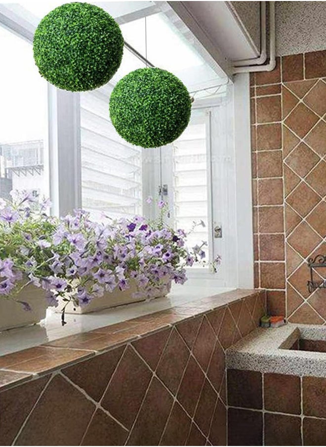 HOME TASTE Home Taste Elegance Life Like Artificial Topiary Grass Balls For Chic Home Hotel And Mall Decor Ideal For Indoor And Outdoor Elegance Weddings Christmas And Beyond (Small_45Cm)  - Image 1
