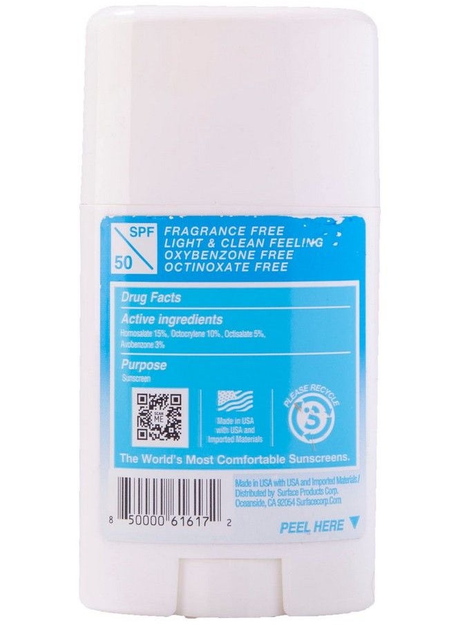 surface sun systems Surface Dry Touch Body Sunscreen Stick Reef Safe Broad Spectrum Uva/Uvb Protection Paraben Free Hypoallergenic Water Resistant Fragrance Free Spf 50 1.5Oz 2 Count  - Image 5