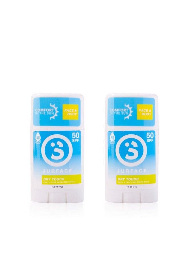 surface sun systems Surface Dry Touch Body Sunscreen Stick Reef Safe Broad Spectrum Uva/Uvb Protection Paraben Free Hypoallergenic Water Resistant Fragrance Free Spf 50 1.5Oz 2 Count  - Image 2
