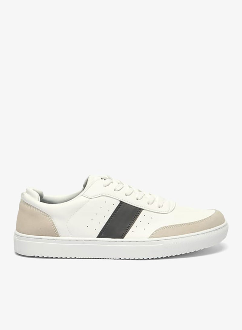 LBL by Shoexpress Panelled Lace-Up Sneakers - Image 1