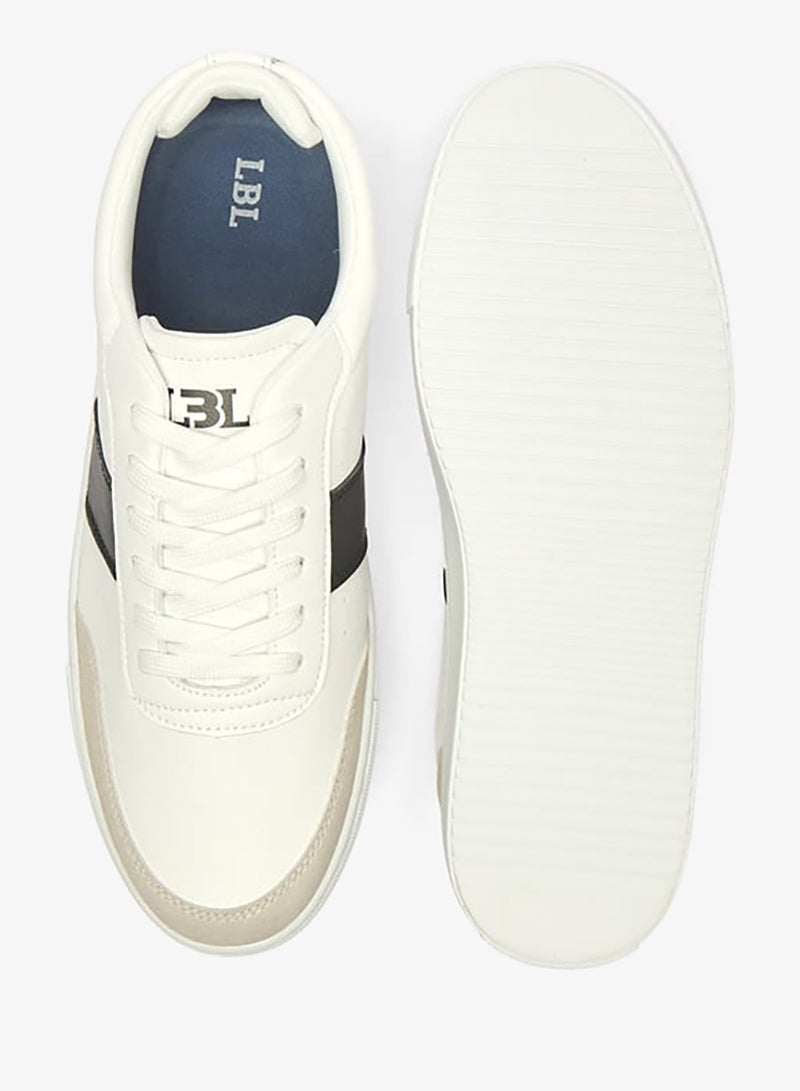 LBL by Shoexpress Panelled Lace-Up Sneakers - Image 4