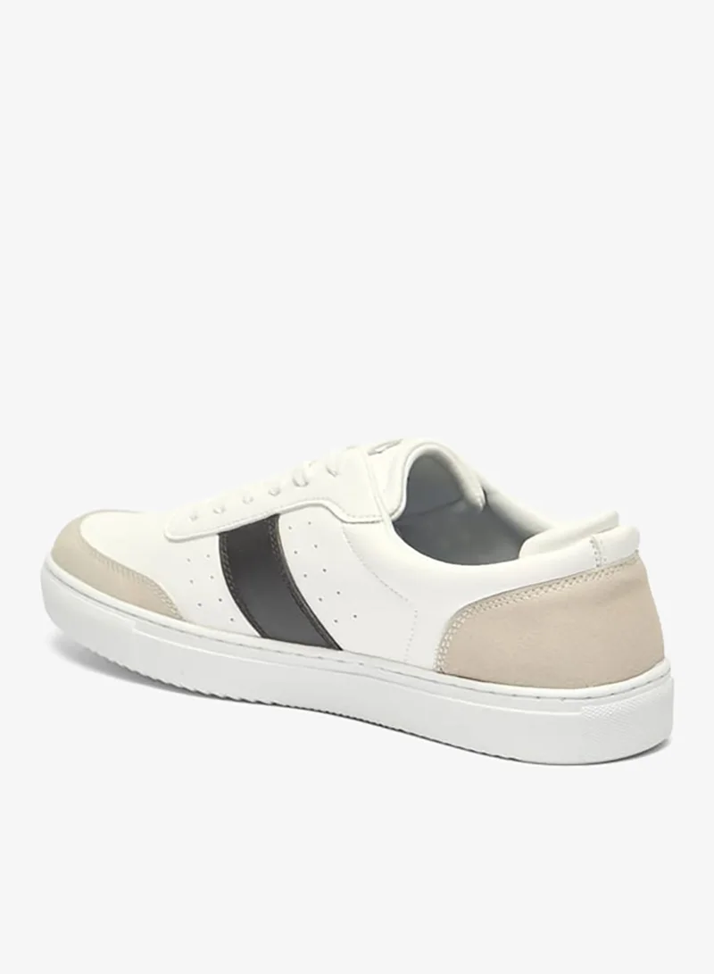 LBL by Shoexpress Panelled Lace-Up Sneakers