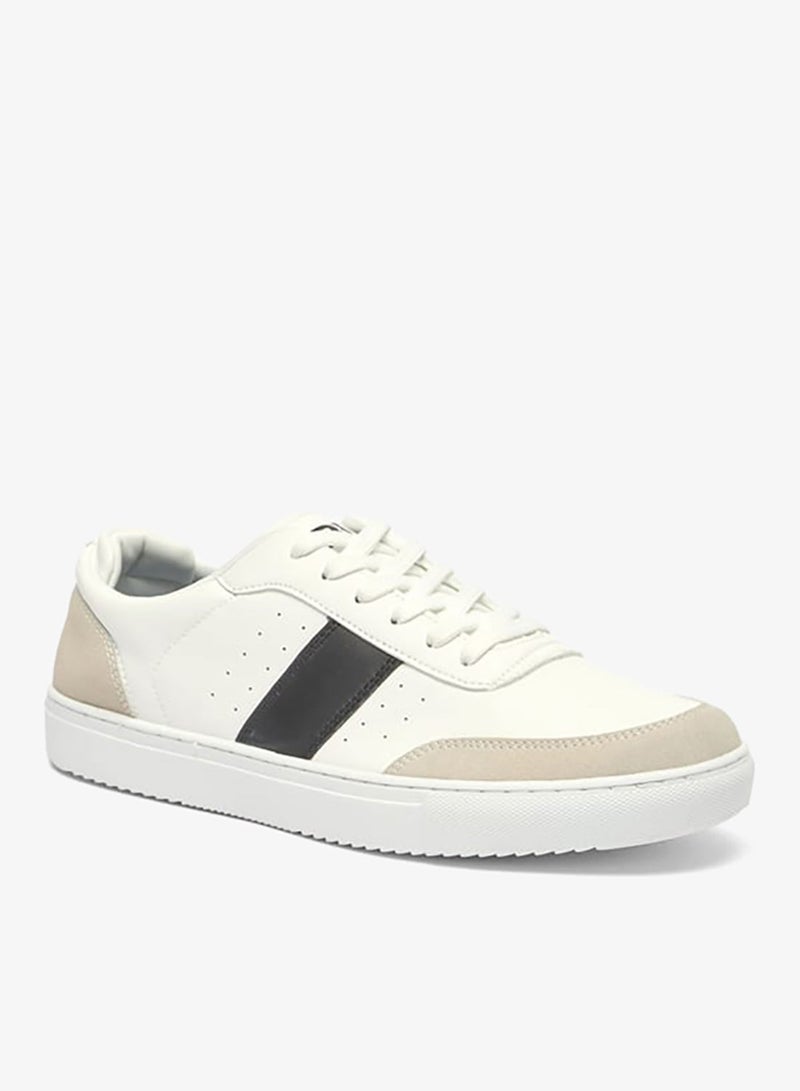 LBL by Shoexpress Panelled Lace-Up Sneakers - Image 3