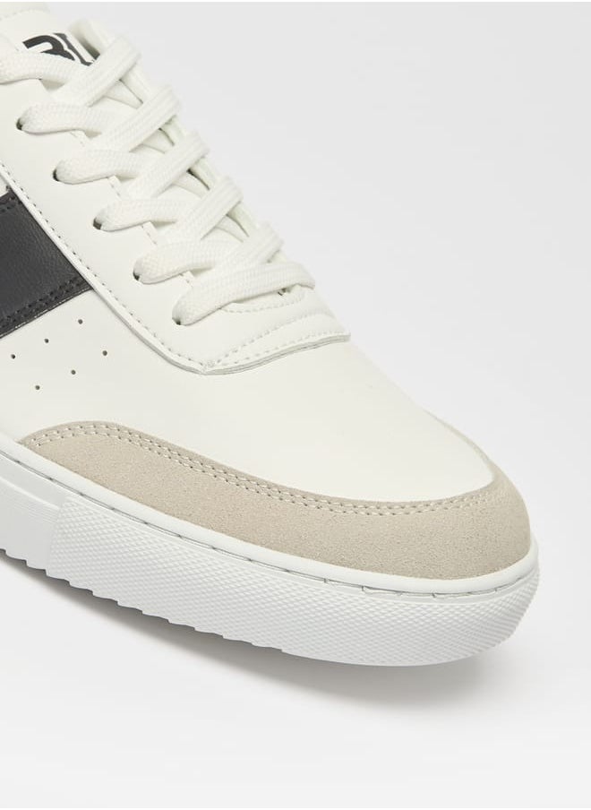 LBL by Shoexpress Panelled Lace-Up Sneakers  - Image 5