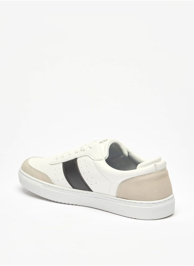 LBL by Shoexpress Panelled Lace-Up Sneakers  - Image 2