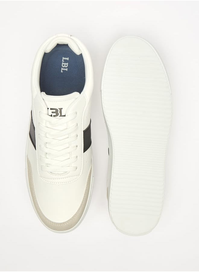 LBL by Shoexpress Panelled Lace-Up Sneakers  - Image 4