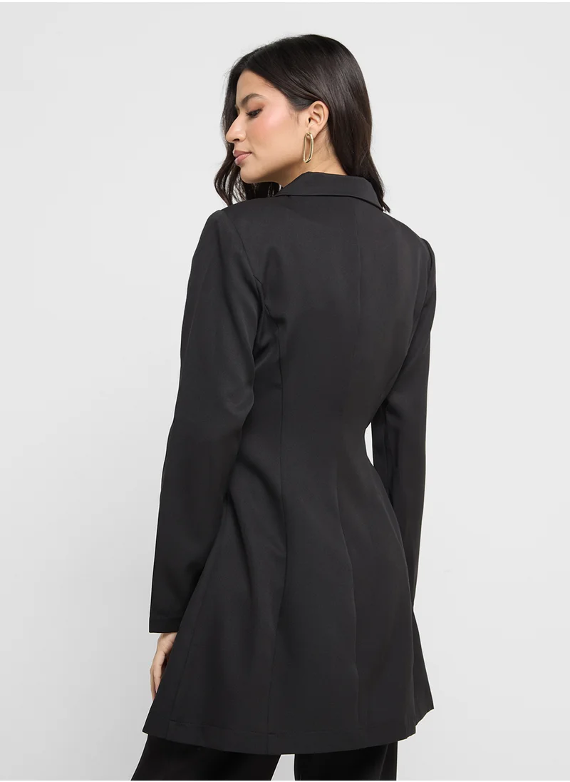 ايلا Cinched Waist Longline Blazer