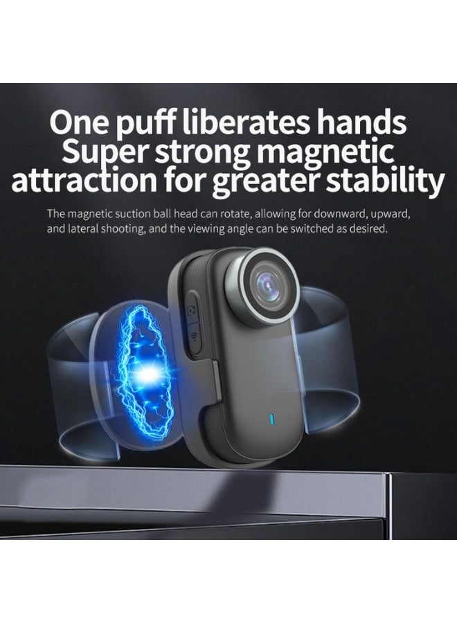 BlueFire WiFi 4K Bodycam | Ultra HD Mini Action Camera for Helmet, Bike & Vlogging | IP65 Waterproof, 3-Hour Battery, Magnetic Mount, Wide Angle Lens | Portable Sports Cam for Cycling, Motorcycle, Pet Walking - Image 3