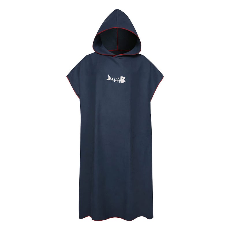 jaexest Surf Poncho Changing Towel Quick-Dry Robe with Hood Microfiber Beach Blanket Bath Towel Swim Towel Wetsuit Beach Poncho for Adults - Image 1
