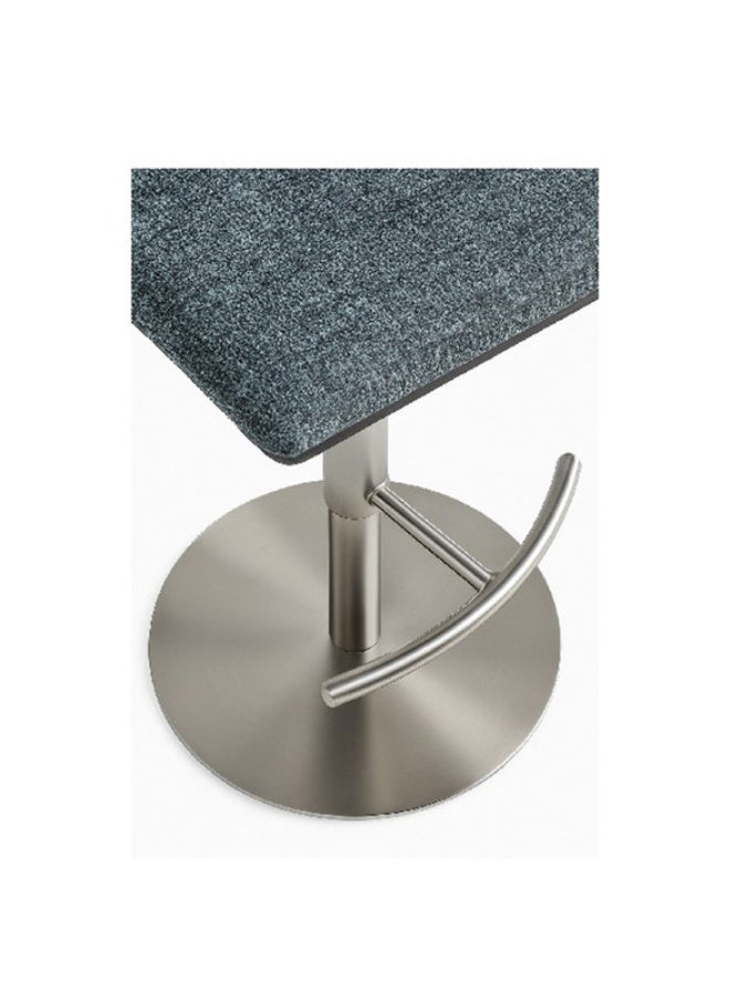 YI ONE Bar Chair & Bar Stool – Blue Green Fabric Seat with Metal Legs, Adjustable Height & Swivel Base for Kitchen & Home - Image 5