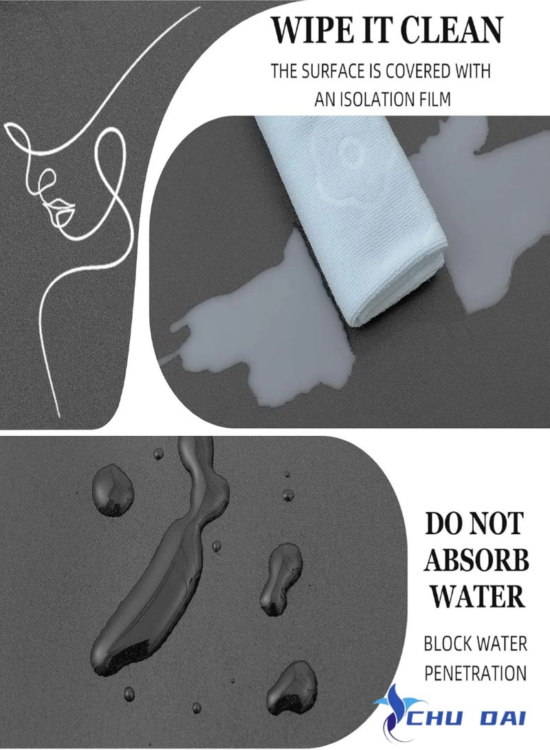 تشو داي ورق حائط رمادي داكن مقاس 100×60 سم، قابل للتقشير واللصق، بنمط جداري لغرفة المعيشة، جدار التلفزيون، متجر، خلفيات، ورق حائط سميك، لفة ديكورية من البولي فينيل كلوريد ذاتية اللصق - Image 3