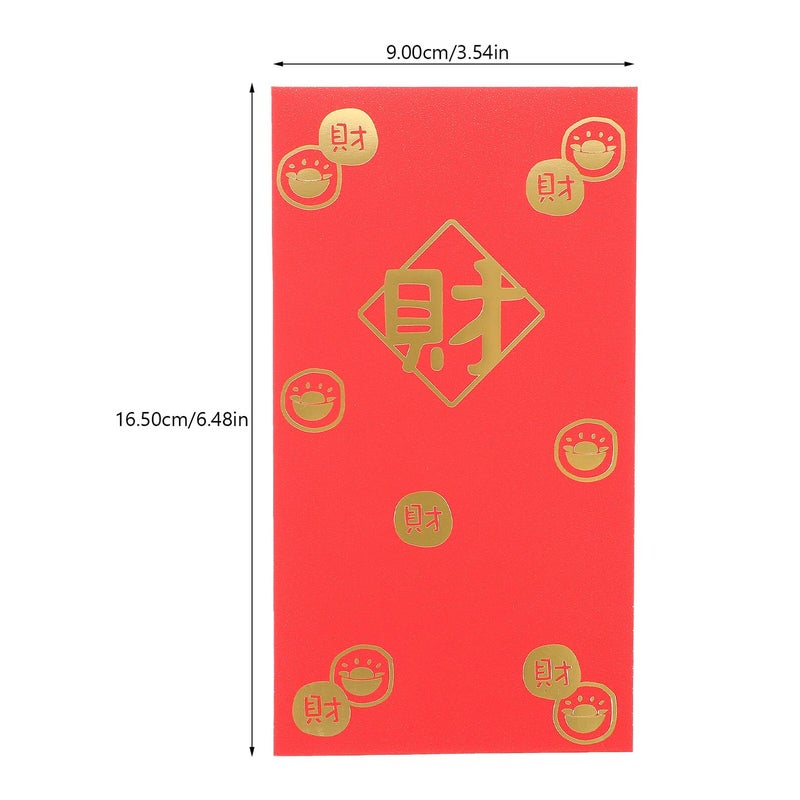 10 Large Red Envelopes For Chinese New Year Wedding Money Gifts Packets - Image 3