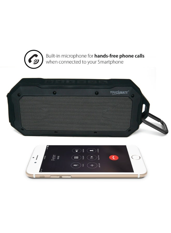 TOUCHMATE Rugged Bluetooth Speaker, Shockproof & Rugged, Rechargeable With Built in MIC. - Image 4