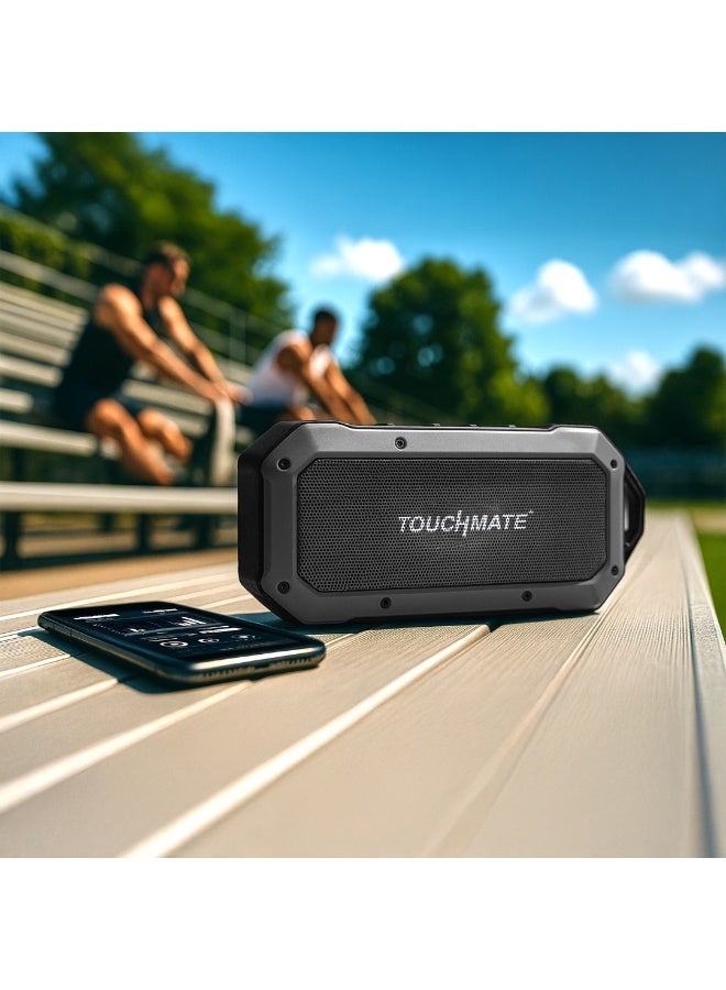 TOUCHMATE Rugged Bluetooth Speaker, Shockproof & Rugged, Rechargeable With Built in MIC. - Image 2