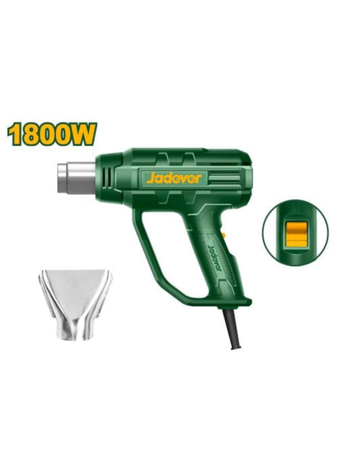 Jadever Jadever 1800W Heat Gun with Speeds JDHG1514
