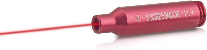 Gotical Red Laser Bore Sighter Compatible with Creedmoor 6.5 Cartridge, Boresighter Anodized Red Battery Included Cartridge Bore Sight - Image 3