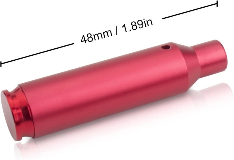 Gotical Red Laser Bore Sighter Compatible with Creedmoor 6.5 Cartridge, Boresighter Anodized Red Battery Included Cartridge Bore Sight - Image 5