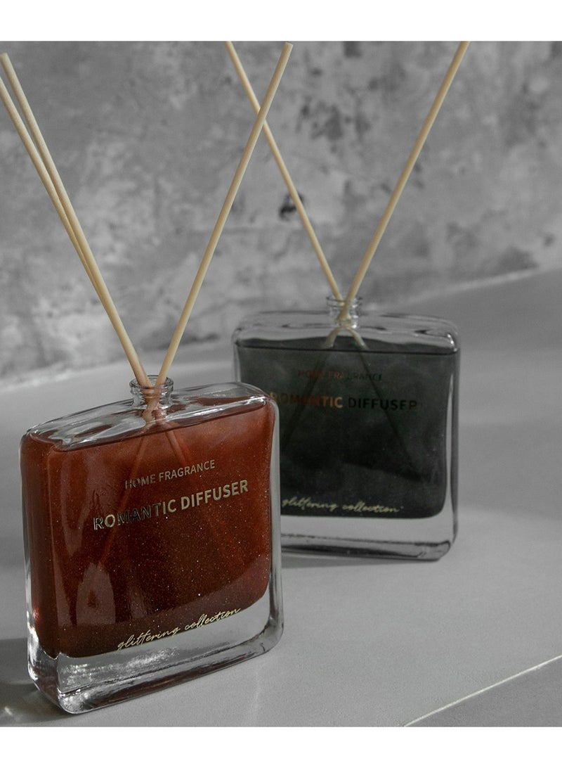 Reed Diffuser Red-Teak Aroma Home Romantic Fragrance as Fancy Collection with Quicksand Long Lasting 100ml - Image 4