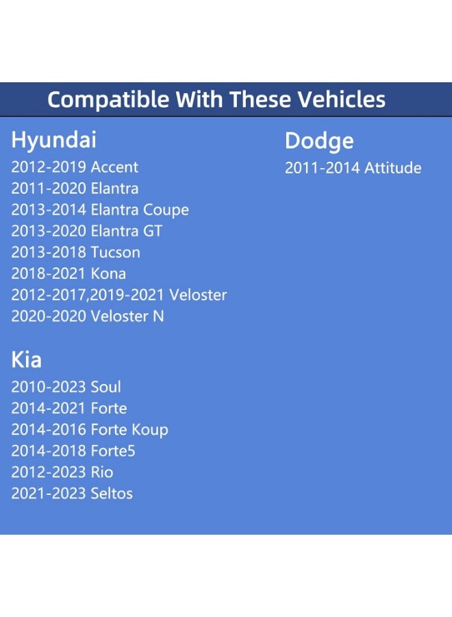 39180-2B000 Engine Crankshaft Position Sensor for Hyundai Kia - Soul Elantra Forte Accent Koup Forte5 Rio Seltos Tucson Kona Veloster,2011 2012 2013 2014 2015 2016 2017 2018 2019 2020 2021 2022 2023 - Image 2
