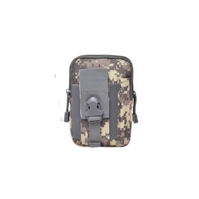 Outdoor Sports Multifunctional Men'S Mobile Phone Bag Waist Bag Tactical Crossbody Wear Belt Hanging Bag Vertical Work Tool Bag - Image 1