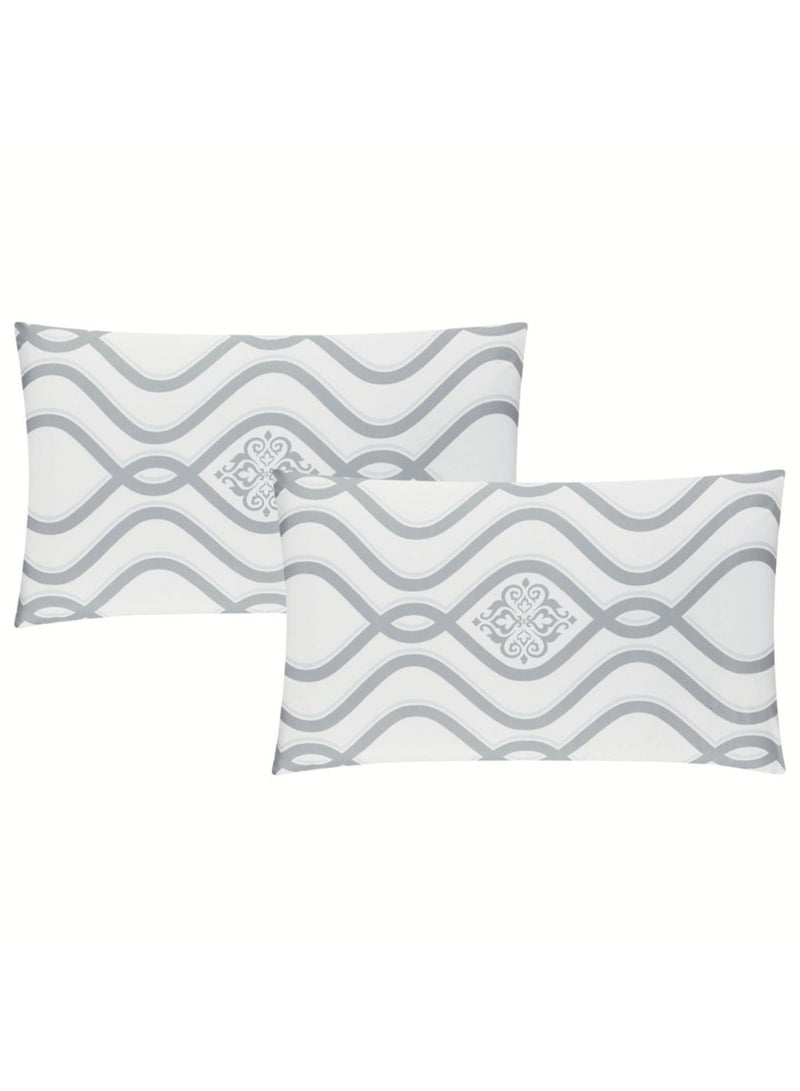 Red Rose Two-Piece Quilt Set A Luxurious Summer Mattress With Excellent Medium Filling Consisting Of 8 Piece King Size 240x260 cm Silver  - Image 4