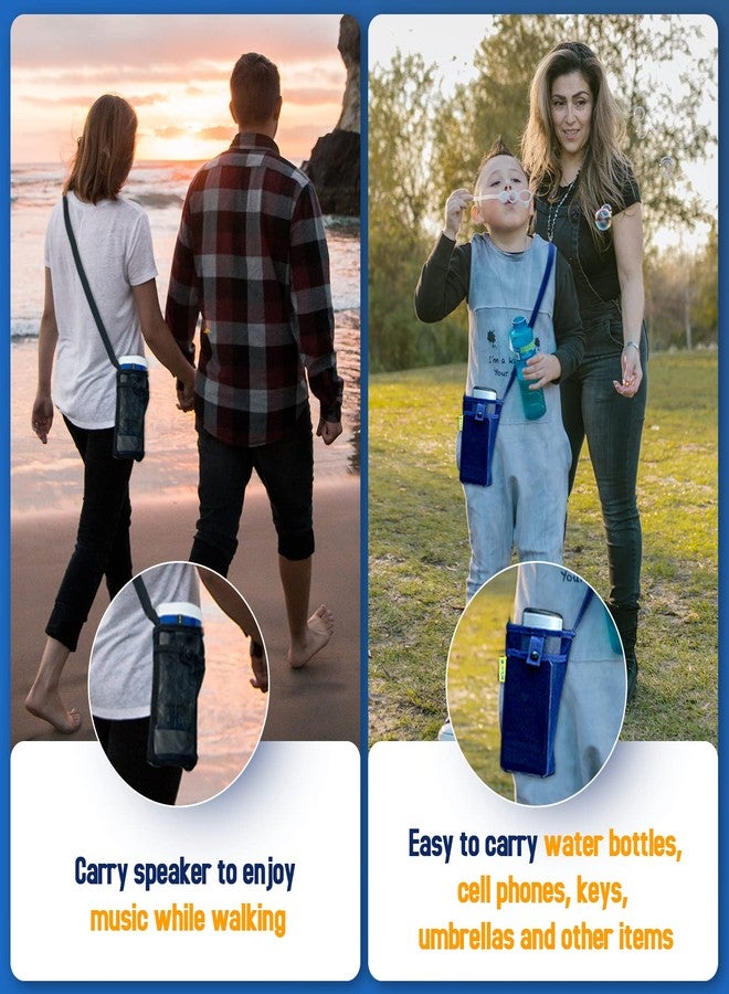 MZTUE Water Bottle Holder with Strap, Folding Portable Water Bottle Carrier with Strap Easy Clean, Water Bottle Bag strap, Water Bottle sling bag for Hiking, Walking, hiking, Travel, etc, 2-Pcs - Image 5