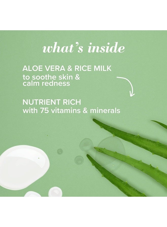 Burt's Bees Sensitive Solutions Calming Day Lotion with Aloe and Rice Milk, 98.8% Natural Origin, 1.8 Fluid Ounces - Image 3