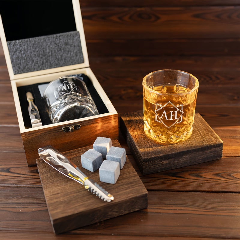 Personalized Engraved Whiskey Glass Design 8 For Wedding Anniversary Father Day Gift Men Home Use Custom Glassware Holiday Drink - Image 2