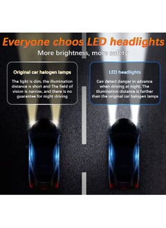 Lighting solutions Lighting Solutions Headlights Generic 2 Pcs 9005 120W Led Headlight Bulbs with Super Bright Cool White Led Driving Light Headlamp Plug and Play  - Image 3