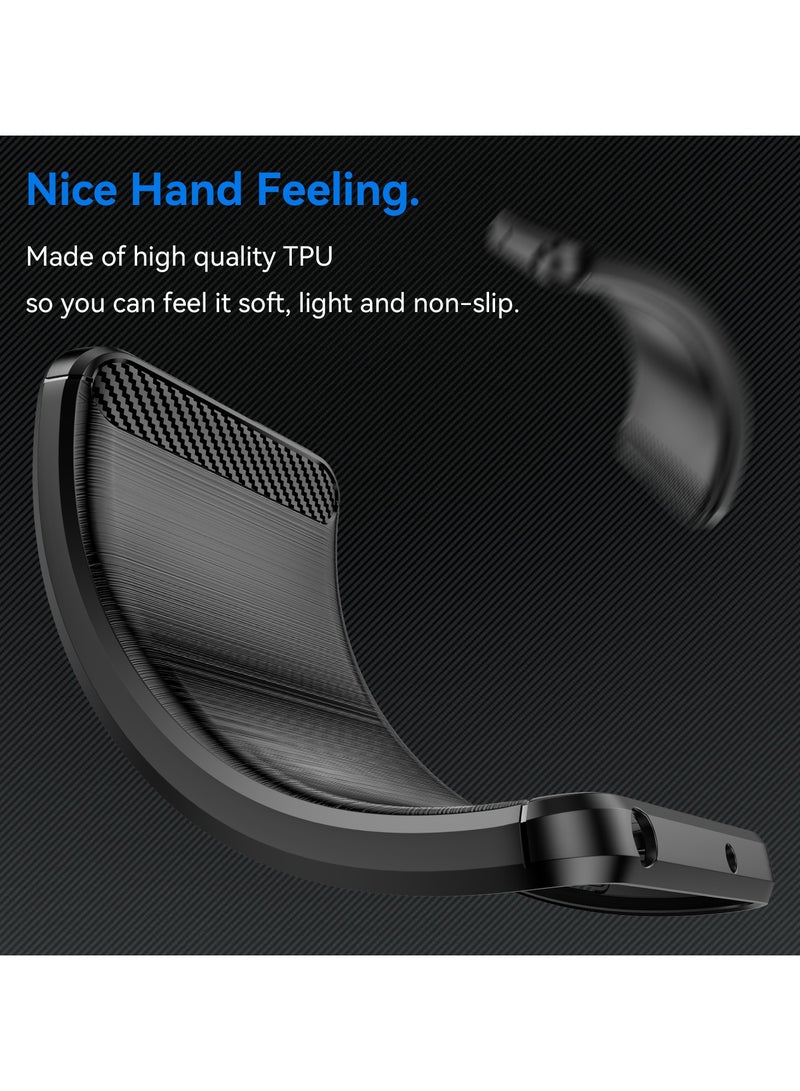 SanHu for Nothing CMF Phone 2 Pro / cmf by NOTHING Phone 2 Pro Case Cover, High Quality Slim and Lightweight Brushed Comfortable TPU Soft Feel Cell Phone Protective Case for Nothing CMF Phone 2 Pro / cmf by NOTHING Phone 2 Pro, Black - Image 4