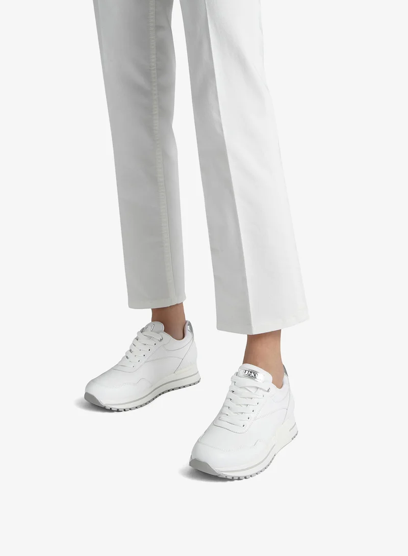 ليو جو أحذية رياضية جلدية